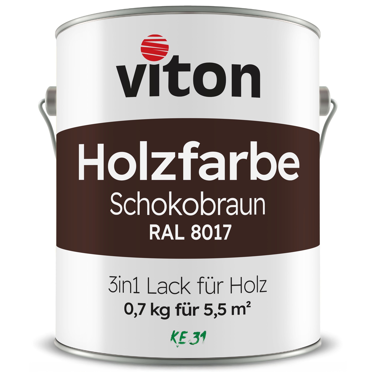 VITON Holzfarbe & Wetterschutzfarbe für Außen KE31 - 3in1 Grundierung & Deckfarbe