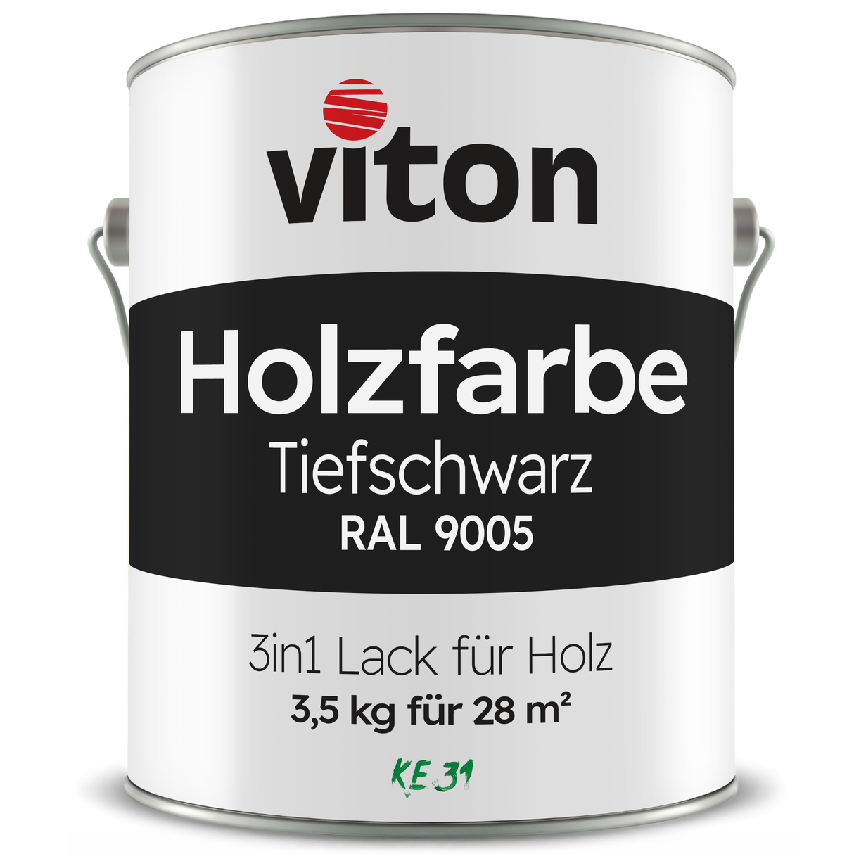 VITON Holzfarbe & Wetterschutzfarbe für Außen KE31 - 3in1 Grundierung & Deckfarbe