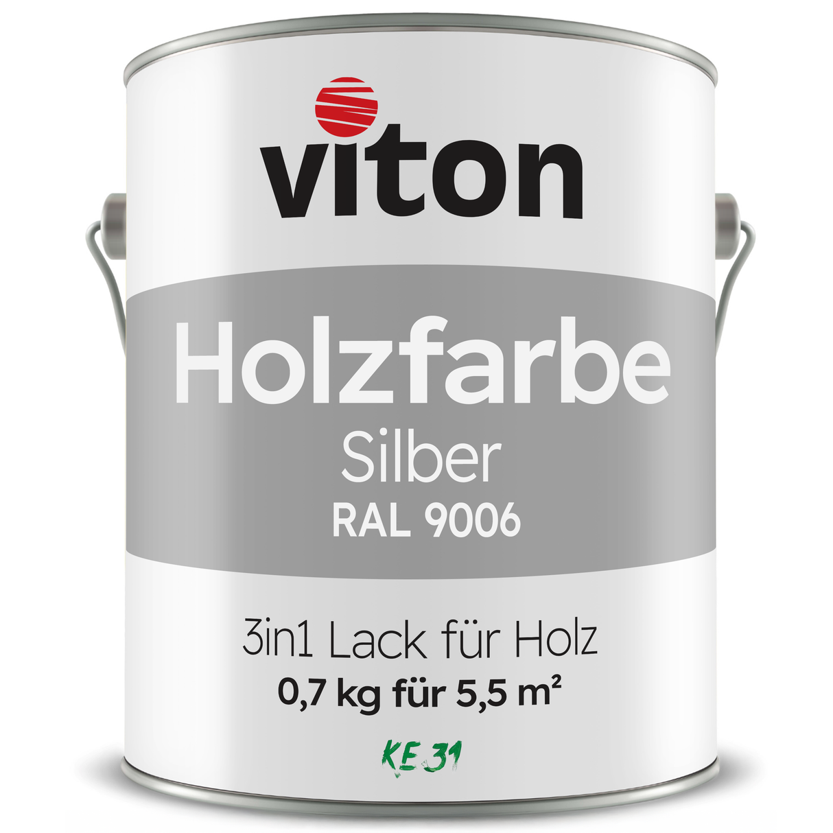 VITON Holzfarbe & Wetterschutzfarbe für Außen KE31 - 3in1 Grundierung & Deckfarbe
