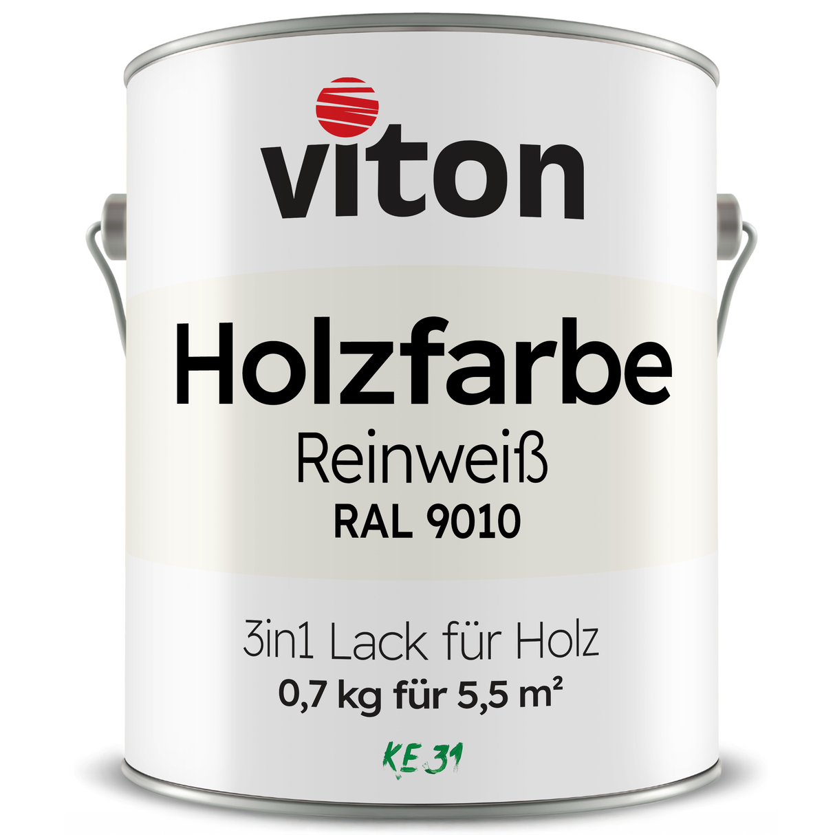 VITON Holzfarbe & Wetterschutzfarbe für Außen KE31 - 3in1 Grundierung & Deckfarbe