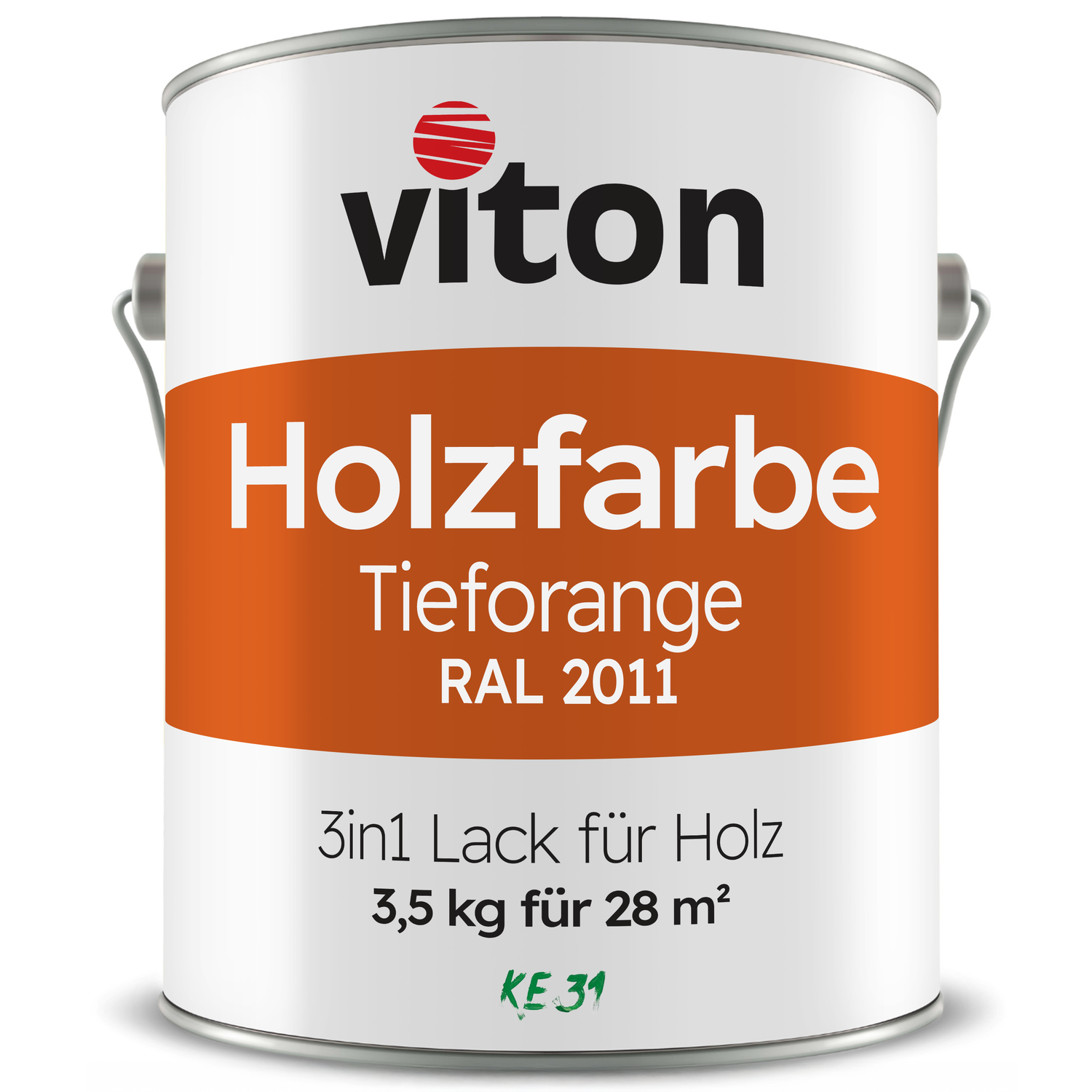 VITON Holzfarbe & Wetterschutzfarbe für Außen KE31 - 3in1 Grundierung & Deckfarbe