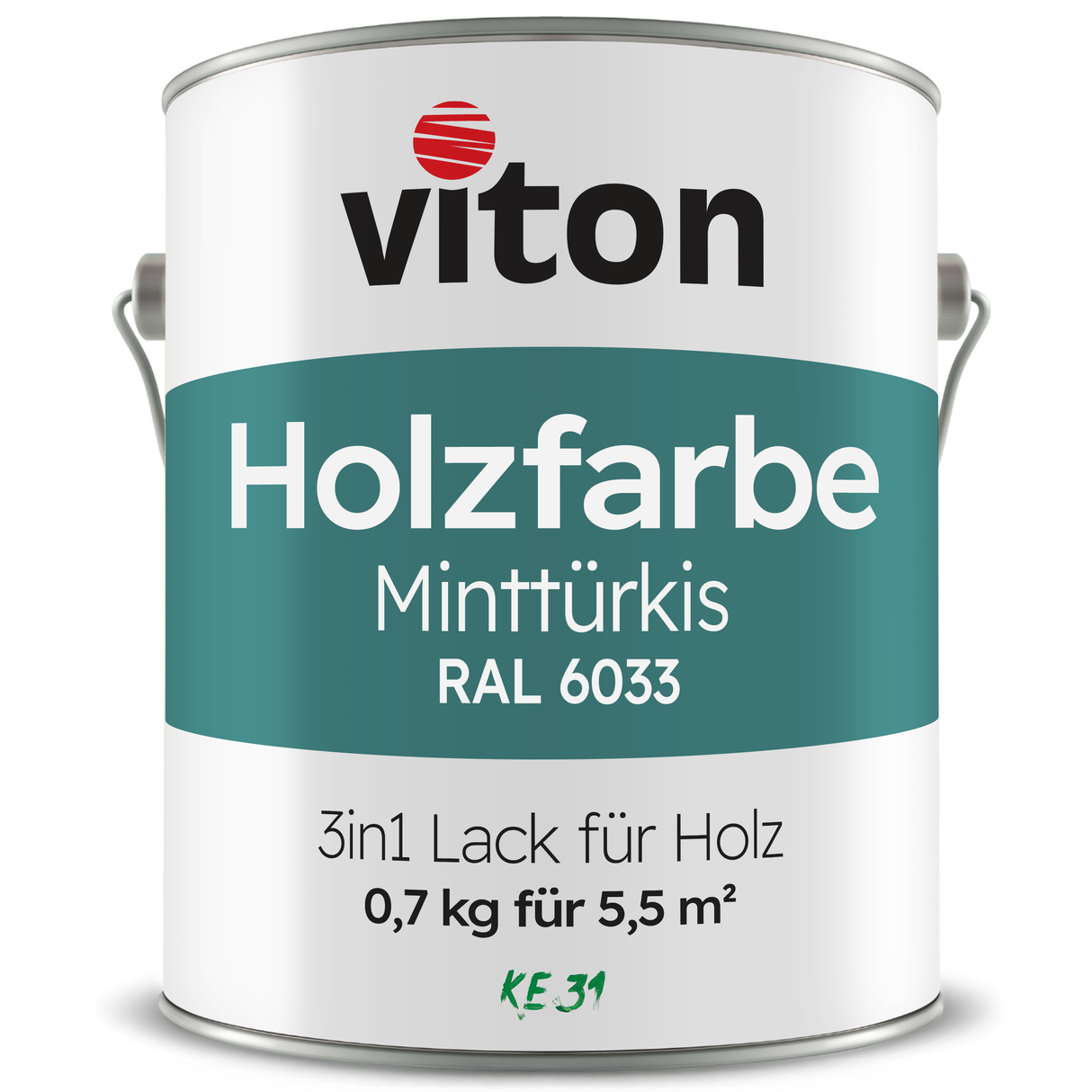 VITON Holzfarbe & Wetterschutzfarbe für Außen KE31 - 3in1 Grundierung & Deckfarbe