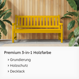 VITON Holzfarbe & Wetterschutzfarbe für Außen KE31 - 3in1 Grundierung & Deckfarbe