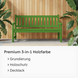 VITON Holzfarbe & Wetterschutzfarbe für Außen KE31 - 3in1 Grundierung & Deckfarbe