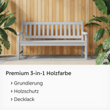 VITON Holzfarbe & Wetterschutzfarbe für Außen KE31 - 3in1 Grundierung & Deckfarbe