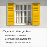 VITON Holzfarbe & Wetterschutzfarbe für Außen KE31 - 3in1 Grundierung & Deckfarbe
