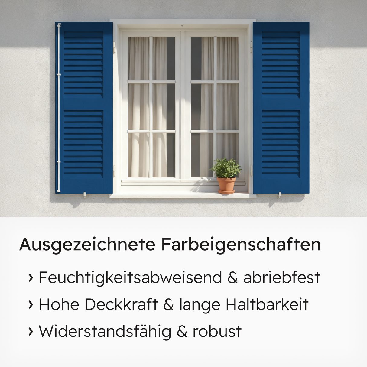 VITON Holzfarbe & Wetterschutzfarbe für Außen KE31 - 3in1 Grundierung & Deckfarbe