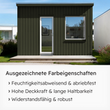 VITON Holzfarbe & Wetterschutzfarbe für Außen KE31 - 3in1 Grundierung & Deckfarbe