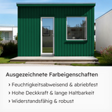 VITON Holzfarbe & Wetterschutzfarbe für Außen KE31 - 3in1 Grundierung & Deckfarbe