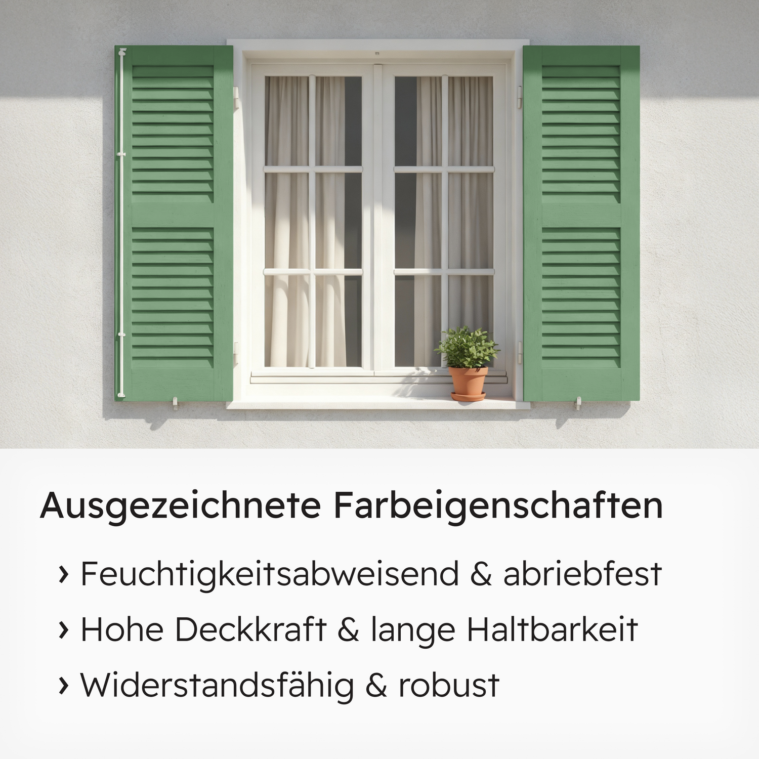 VITON Holzfarbe & Wetterschutzfarbe für Außen KE31 - 3in1 Grundierung & Deckfarbe