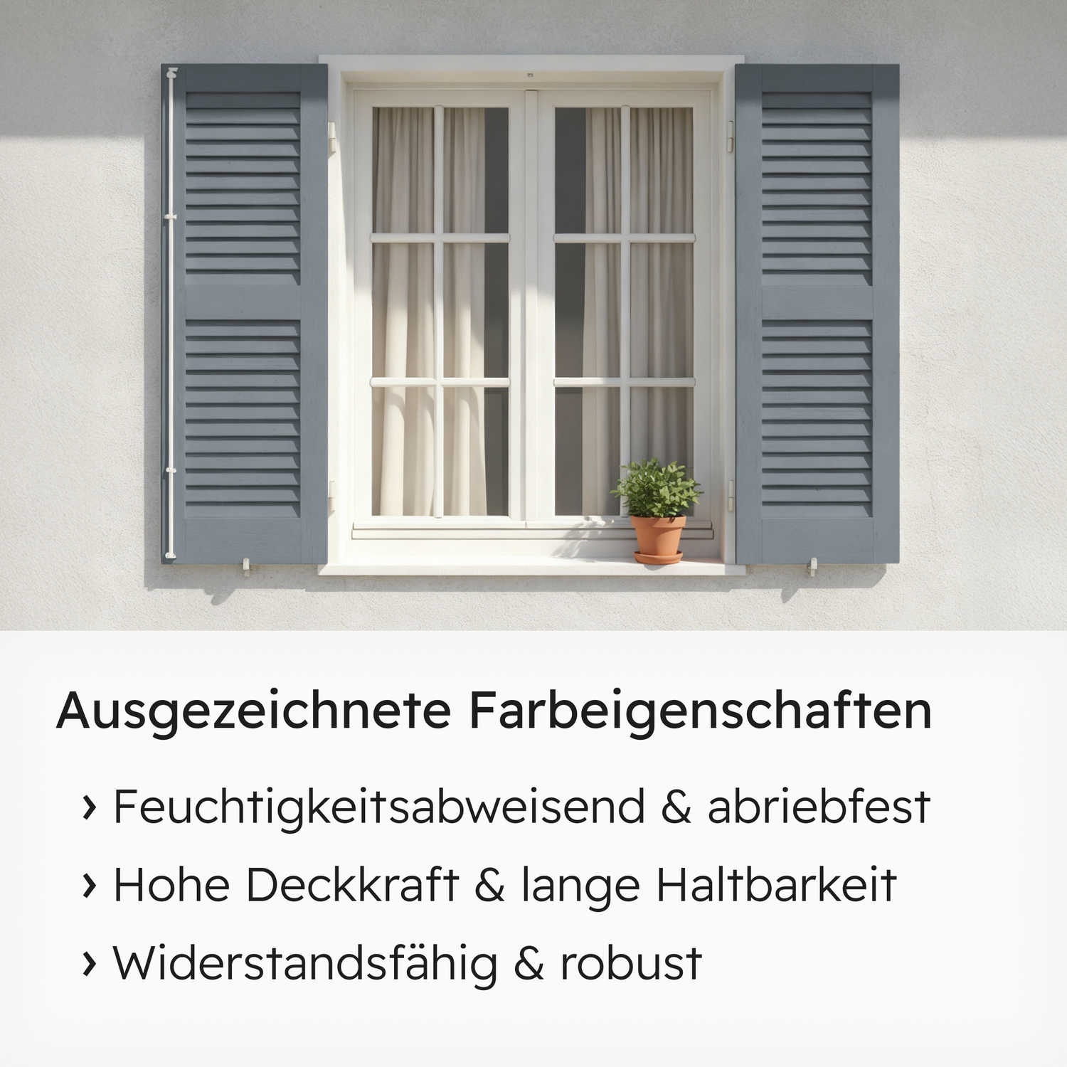 VITON Holzfarbe & Wetterschutzfarbe für Außen KE31 - 3in1 Grundierung & Deckfarbe