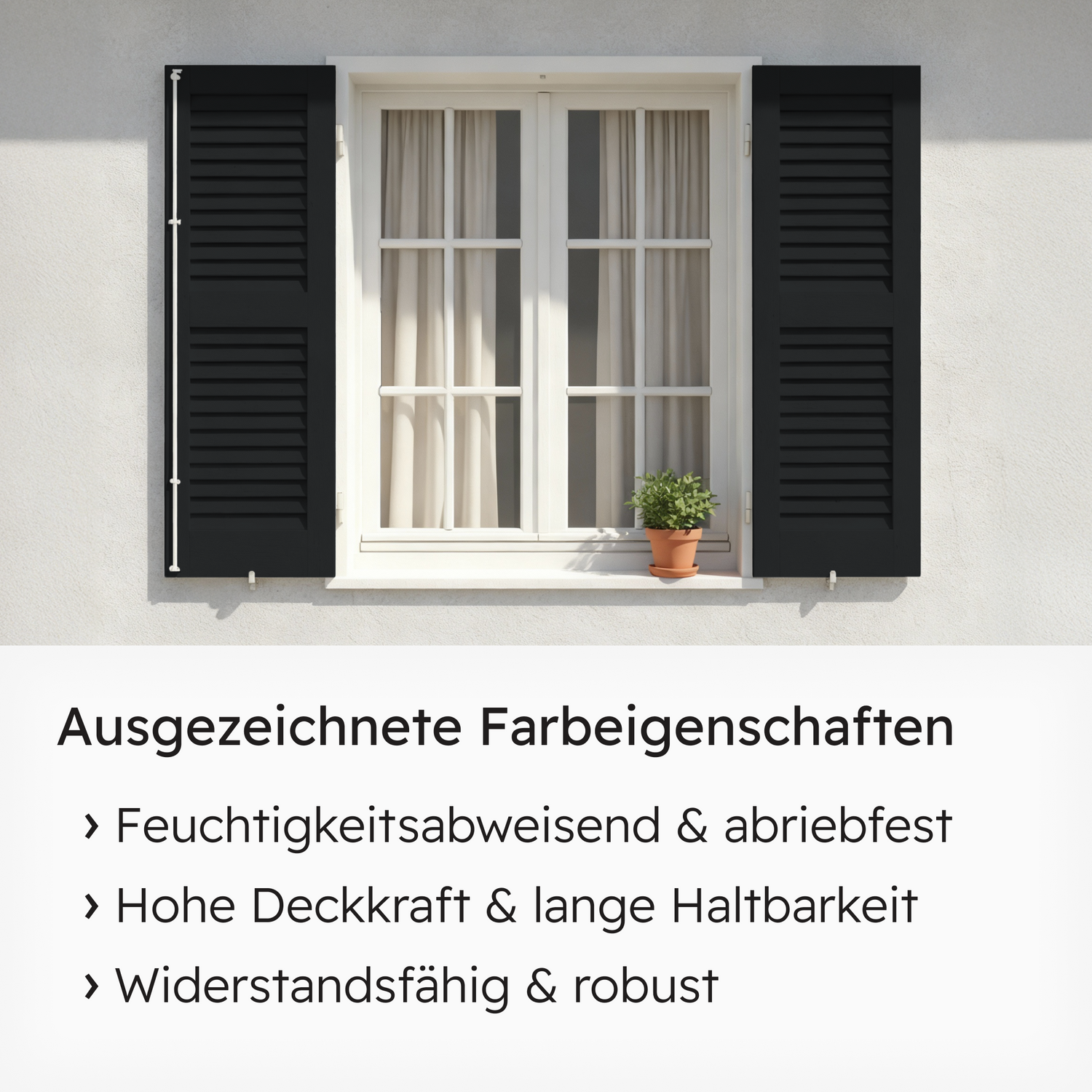 VITON Holzfarbe & Wetterschutzfarbe für Außen KE31 - 3in1 Grundierung & Deckfarbe