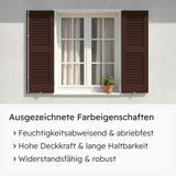 VITON Holzfarbe & Wetterschutzfarbe für Außen KE31 - 3in1 Grundierung & Deckfarbe