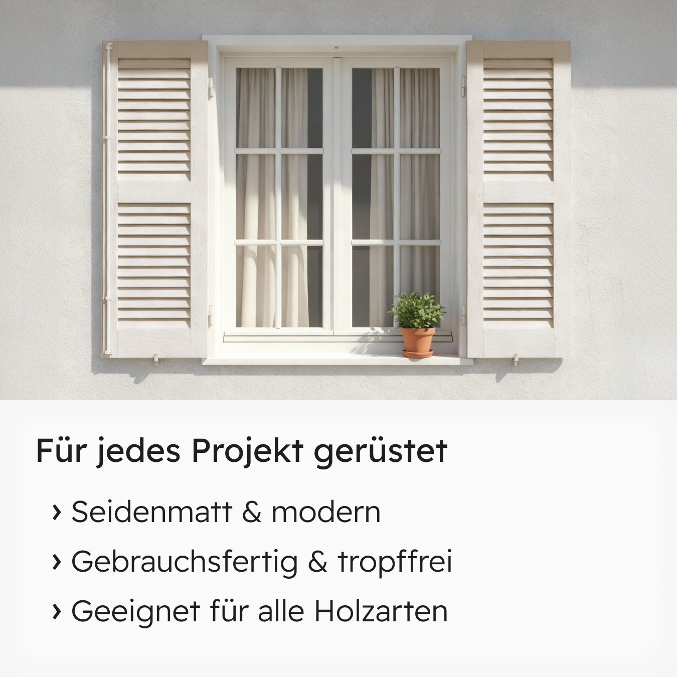 VITON Holzfarbe & Wetterschutzfarbe für Außen KE31 - 3in1 Grundierung & Deckfarbe