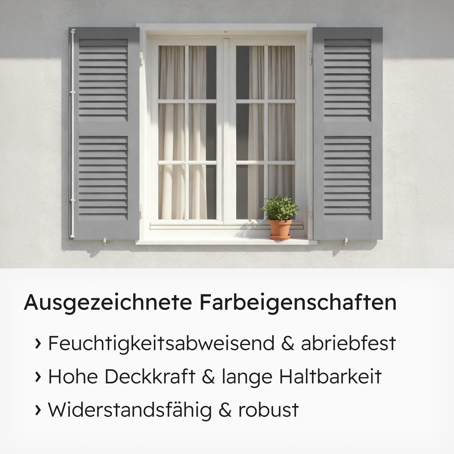 VITON Holzfarbe & Wetterschutzfarbe für Außen KE31 - 3in1 Grundierung & Deckfarbe