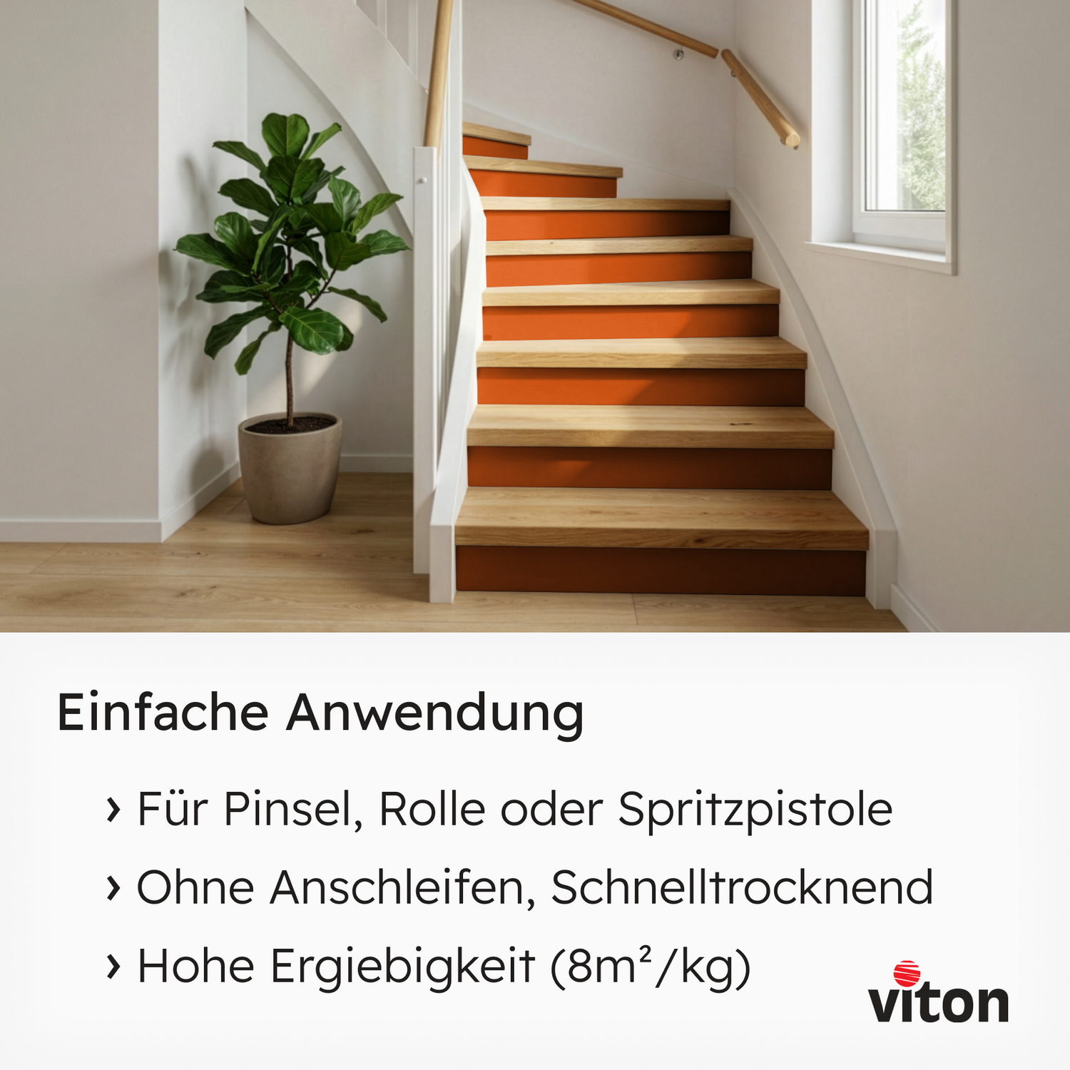 VITON Holzfarbe & Wetterschutzfarbe für Außen KE31 - 3in1 Grundierung & Deckfarbe