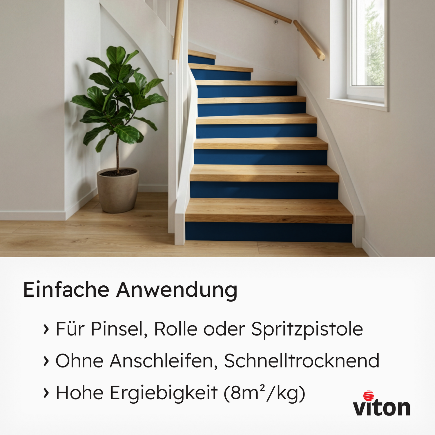 VITON Holzfarbe & Wetterschutzfarbe für Außen KE31 - 3in1 Grundierung & Deckfarbe