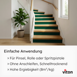 VITON Holzfarbe & Wetterschutzfarbe für Außen KE31 - 3in1 Grundierung & Deckfarbe