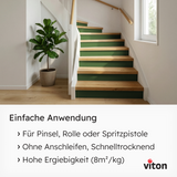 VITON Holzfarbe & Wetterschutzfarbe für Außen KE31 - 3in1 Grundierung & Deckfarbe
