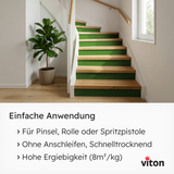 VITON Holzfarbe & Wetterschutzfarbe für Außen KE31 - 3in1 Grundierung & Deckfarbe