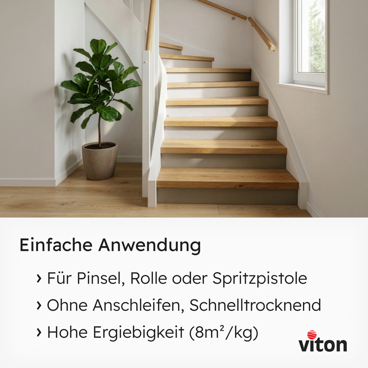 VITON Holzfarbe & Wetterschutzfarbe für Außen KE31 - 3in1 Grundierung & Deckfarbe