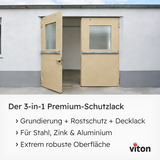 VITON Metallfarbe KE31: 3-in-1 inkl. Rostschutz & Grundierung