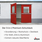 VITON Metallfarbe KE31: 3-in-1 inkl. Rostschutz & Grundierung