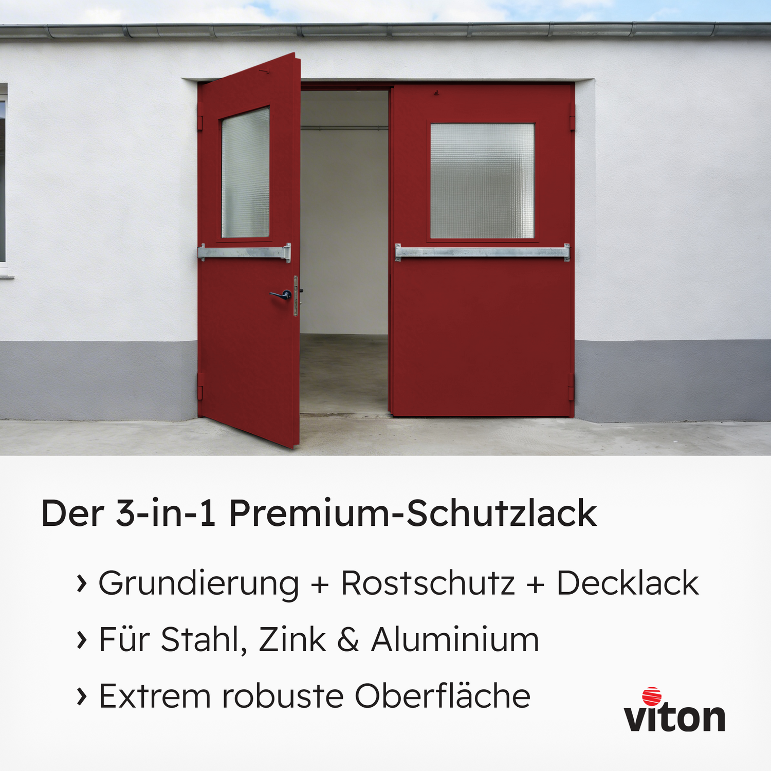 VITON Metallfarbe KE31: 3-in-1 inkl. Rostschutz & Grundierung
