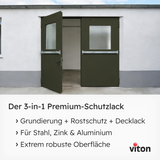 VITON Metallfarbe KE31: 3-in-1 inkl. Rostschutz & Grundierung