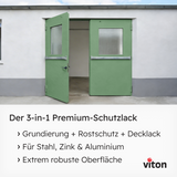 VITON Metallfarbe KE31: 3-in-1 inkl. Rostschutz & Grundierung