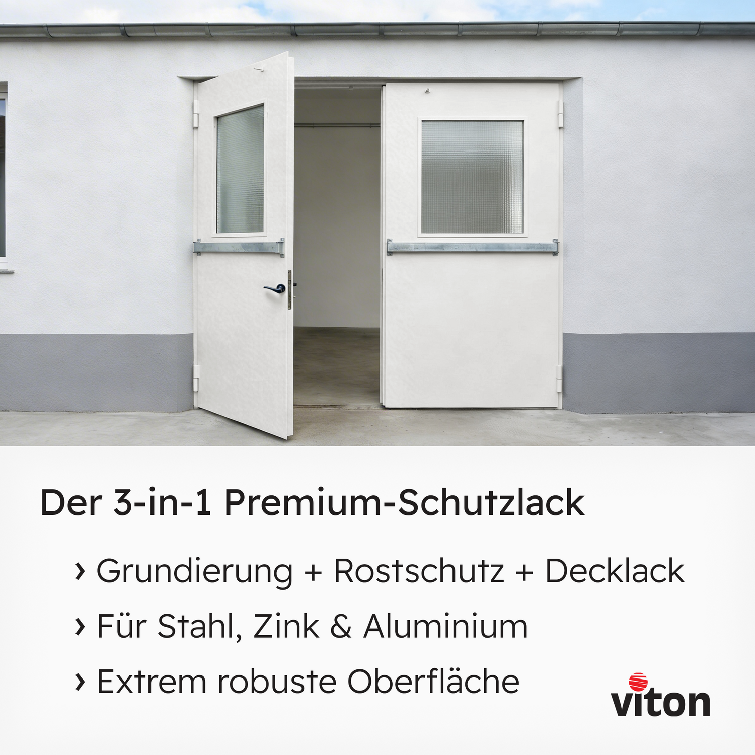 VITON Metallfarbe KE31: 3-in-1 inkl. Rostschutz & Grundierung