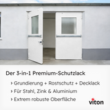 VITON Metallfarbe KE31: 3-in-1 inkl. Rostschutz & Grundierung