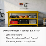 VITON Metallfarbe KE31: 3-in-1 inkl. Rostschutz & Grundierung