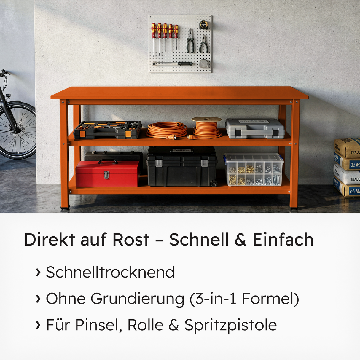 VITON Metallfarbe KE31: 3-in-1 inkl. Rostschutz & Grundierung