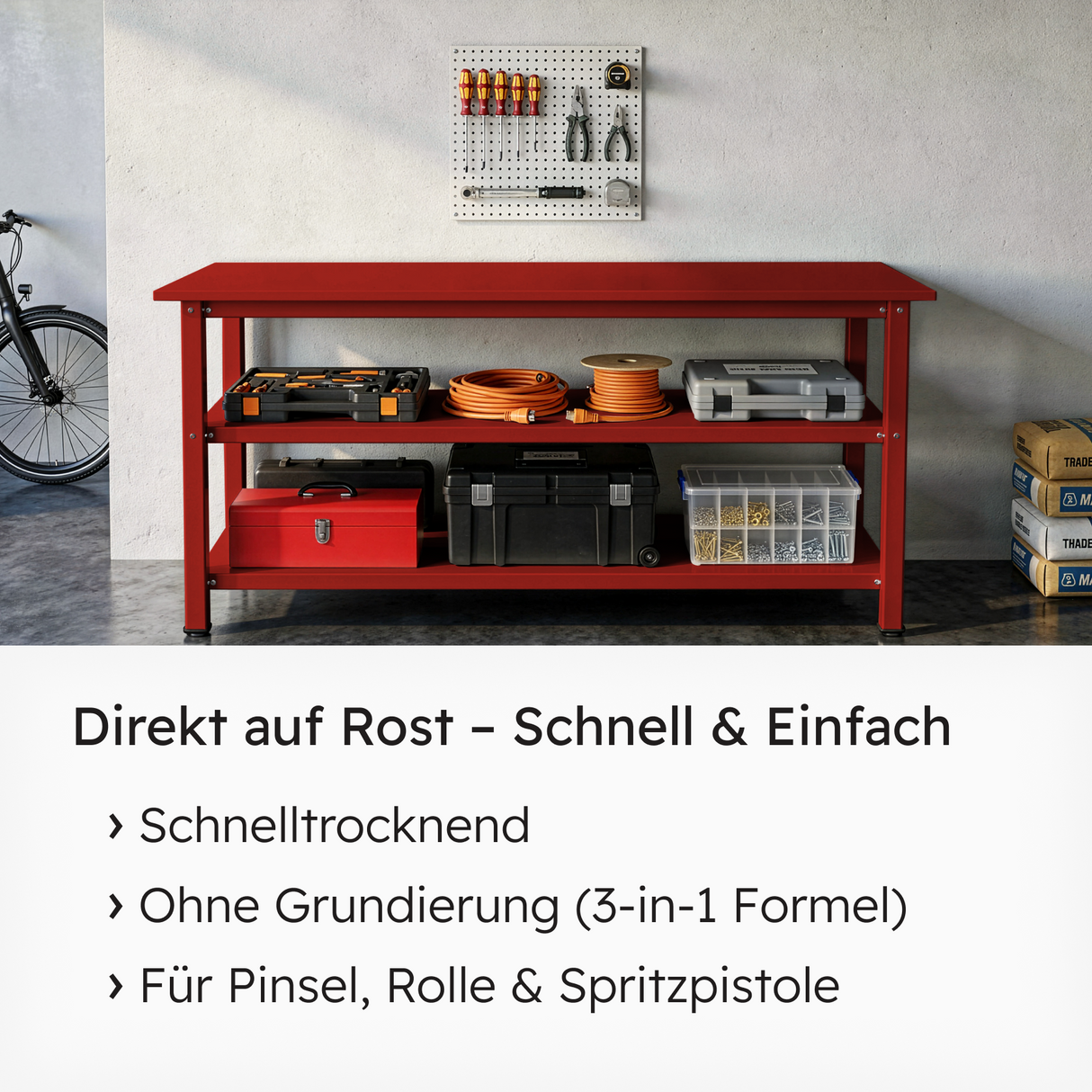 VITON Metallfarbe KE31: 3-in-1 inkl. Rostschutz & Grundierung