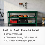 VITON Metallfarbe KE31: 3-in-1 inkl. Rostschutz & Grundierung