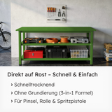 VITON Metallfarbe KE31: 3-in-1 inkl. Rostschutz & Grundierung