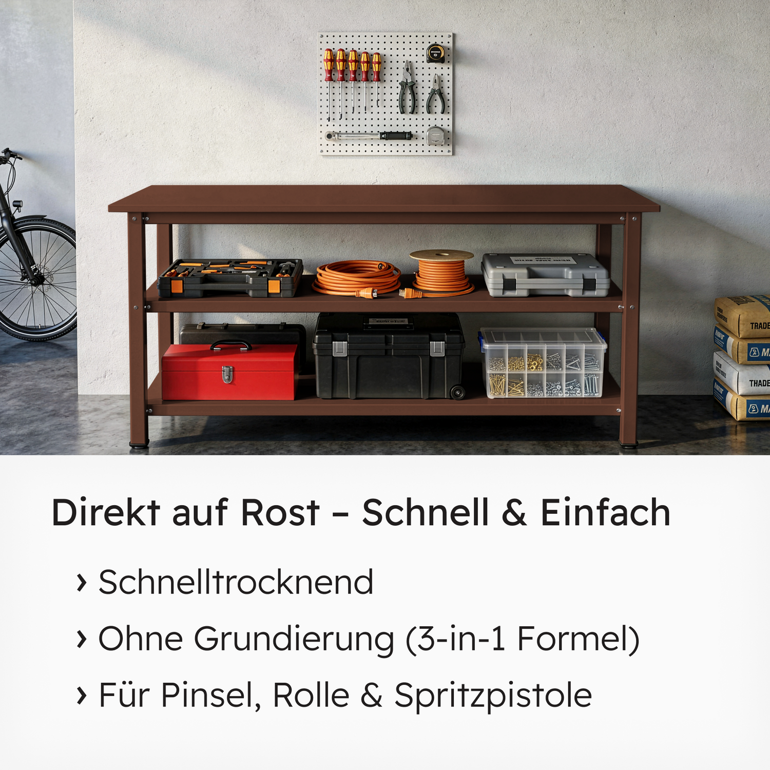 VITON Metallfarbe KE31: 3-in-1 inkl. Rostschutz & Grundierung