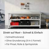 VITON Metallfarbe KE31: 3-in-1 inkl. Rostschutz & Grundierung