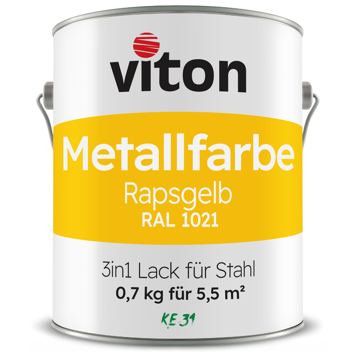 VITON Metallfarbe KE31: 3-in-1 inkl. Rostschutz & Grundierung