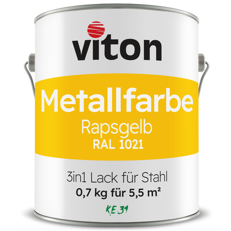 VITON Metallfarbe KE31: 3-in-1 inkl. Rostschutz & Grundierung