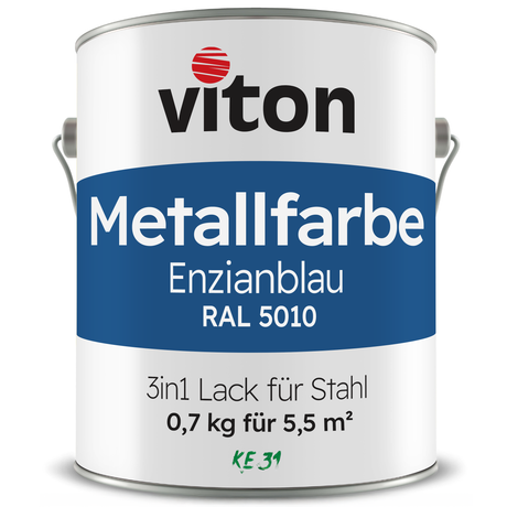 VITON Metallfarbe KE31: 3-in-1 inkl. Rostschutz & Grundierung