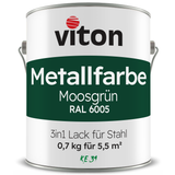 VITON Metallfarbe KE31: 3-in-1 inkl. Rostschutz & Grundierung
