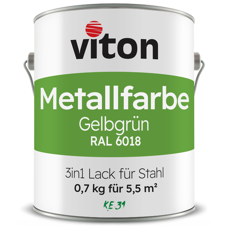 VITON Metallfarbe KE31: 3-in-1 inkl. Rostschutz & Grundierung