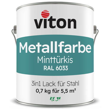 VITON Metallfarbe KE31: 3-in-1 inkl. Rostschutz & Grundierung