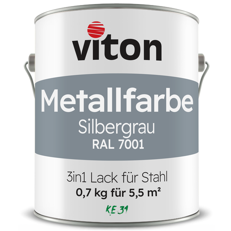 VITON Metallfarbe KE31: 3-in-1 inkl. Rostschutz & Grundierung