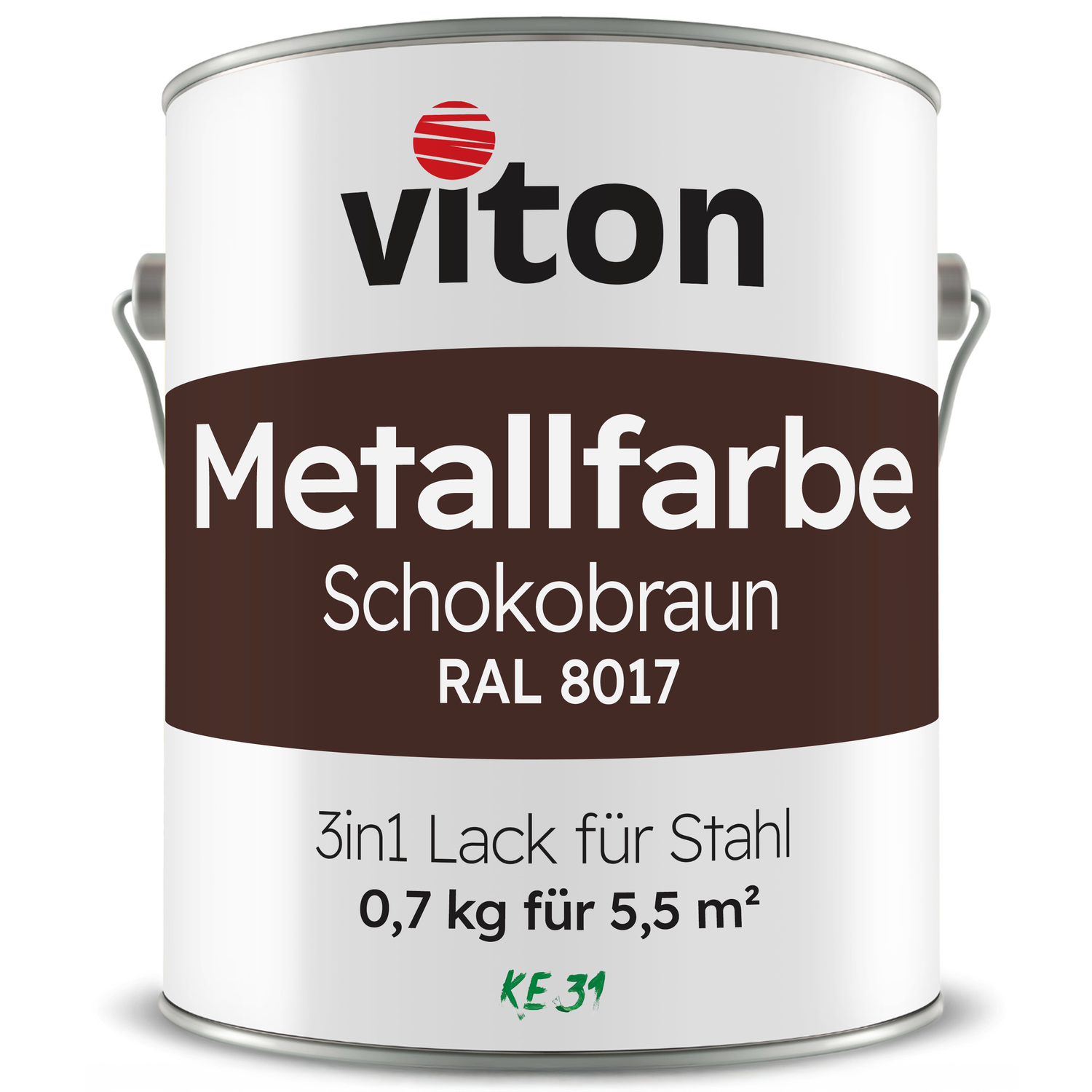 VITON Metallfarbe KE31: 3-in-1 inkl. Rostschutz & Grundierung