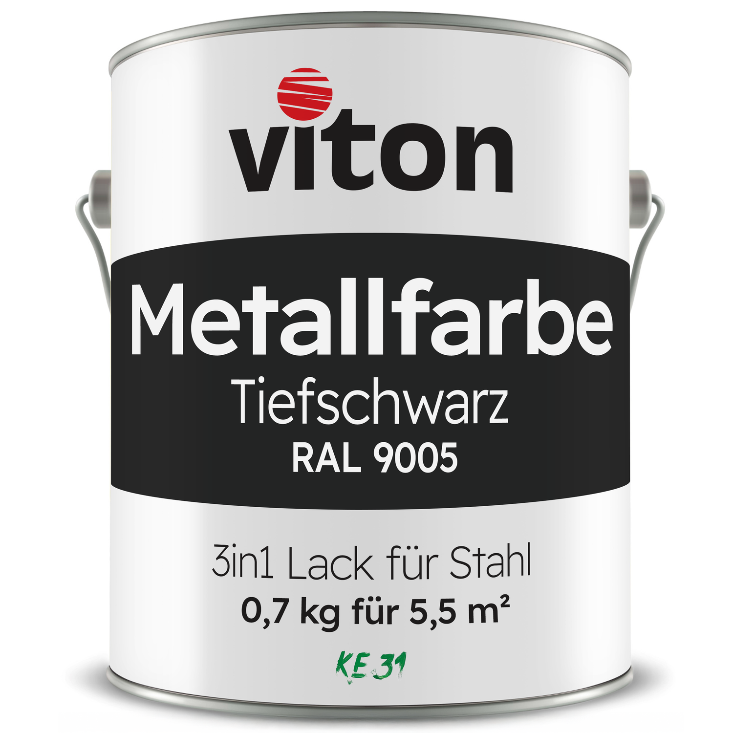 VITON Metallfarbe KE31: 3-in-1 inkl. Rostschutz & Grundierung