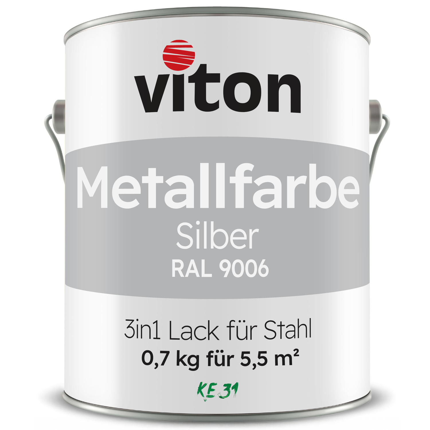 VITON Metallfarbe KE31: 3-in-1 inkl. Rostschutz & Grundierung