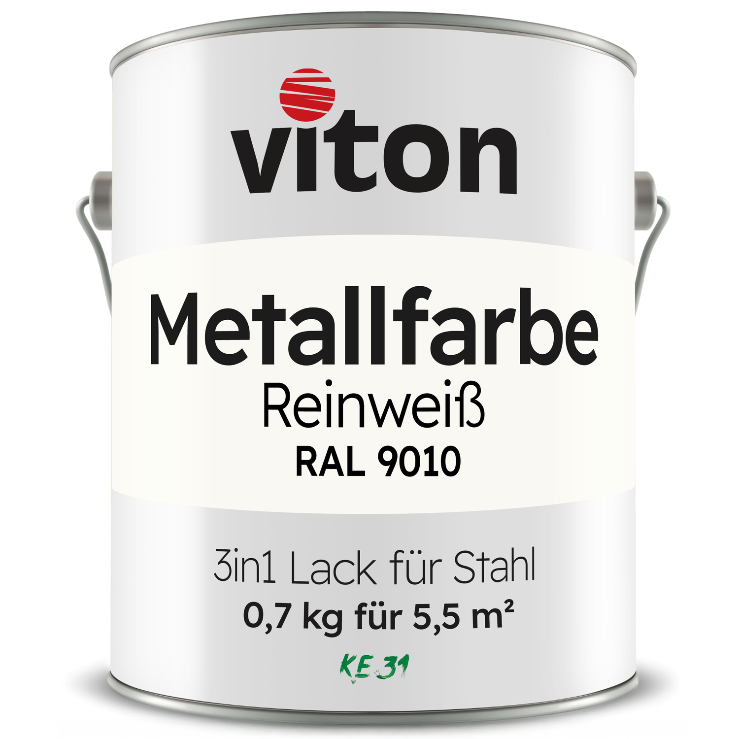 VITON Metallfarbe KE31: 3-in-1 inkl. Rostschutz & Grundierung